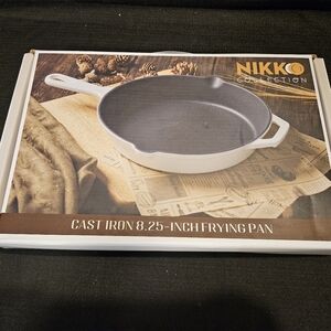 Nikko Collection Cast Iron 8.25-inch Frying Pan NIB